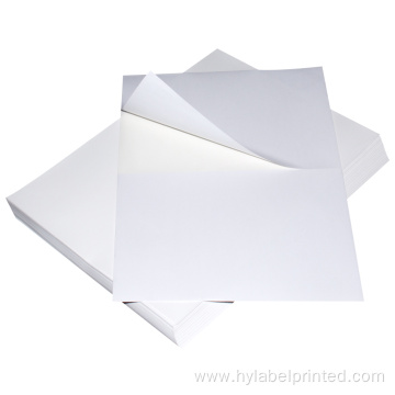 A4 Adhesive Woodfree Laser Injket Printer Label Sheets